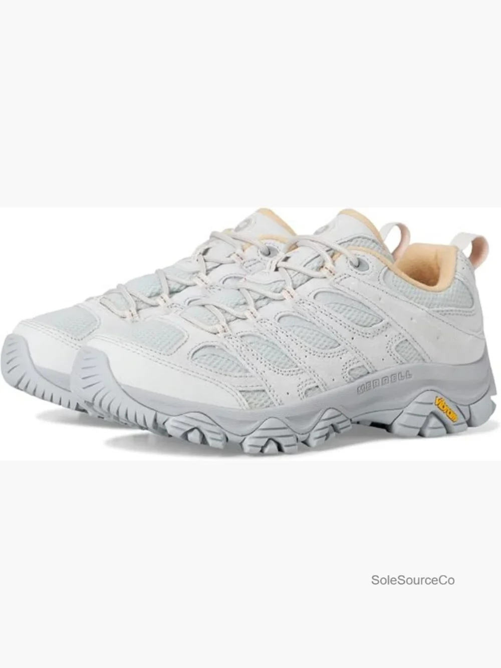Pig suede leather hiking shoes with Vibram outsole